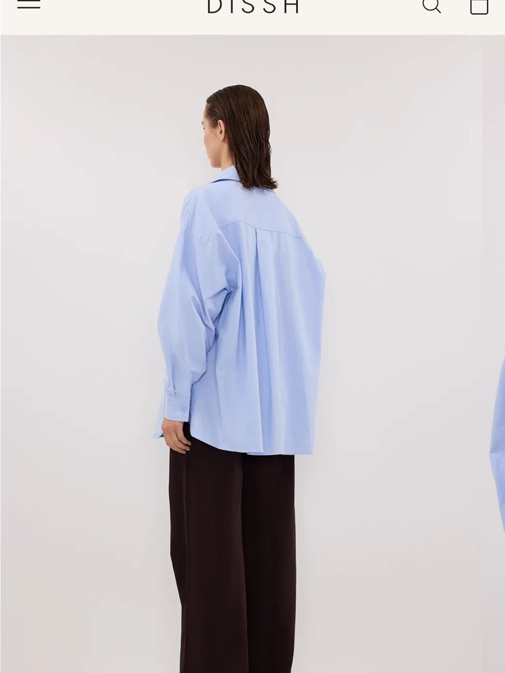 DISSH Light Blue Relaxed Button-Up Shirt - Picture 3 of 9